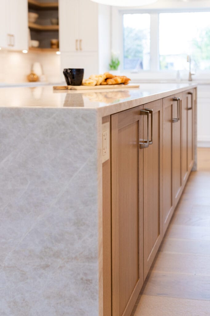 MAG Interior Design Roger Road Project kitchen cabinets. Stone Design Concepts portfolio.